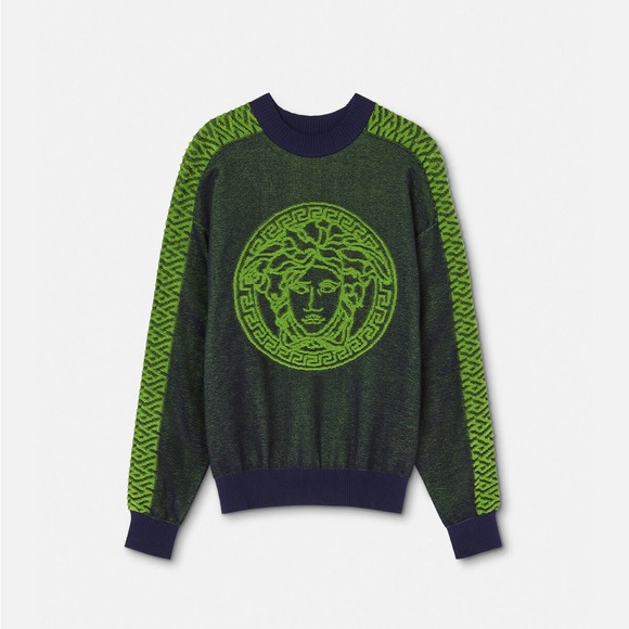 LA GRECA MEDUSA TERRY SWEATER sz 52 - Picture 4 of 8